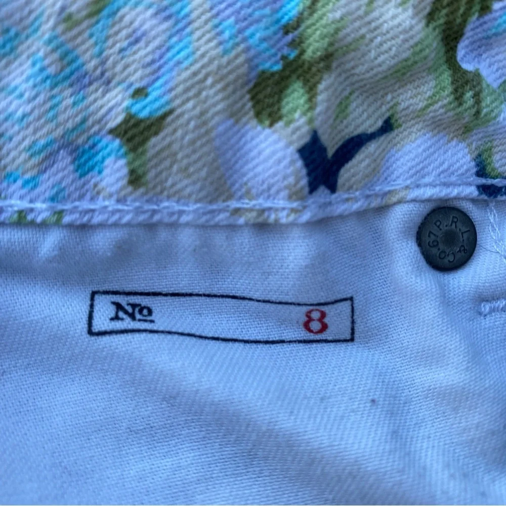 Ralph Lauren Floral Jean Shorts - Blue and Pink
